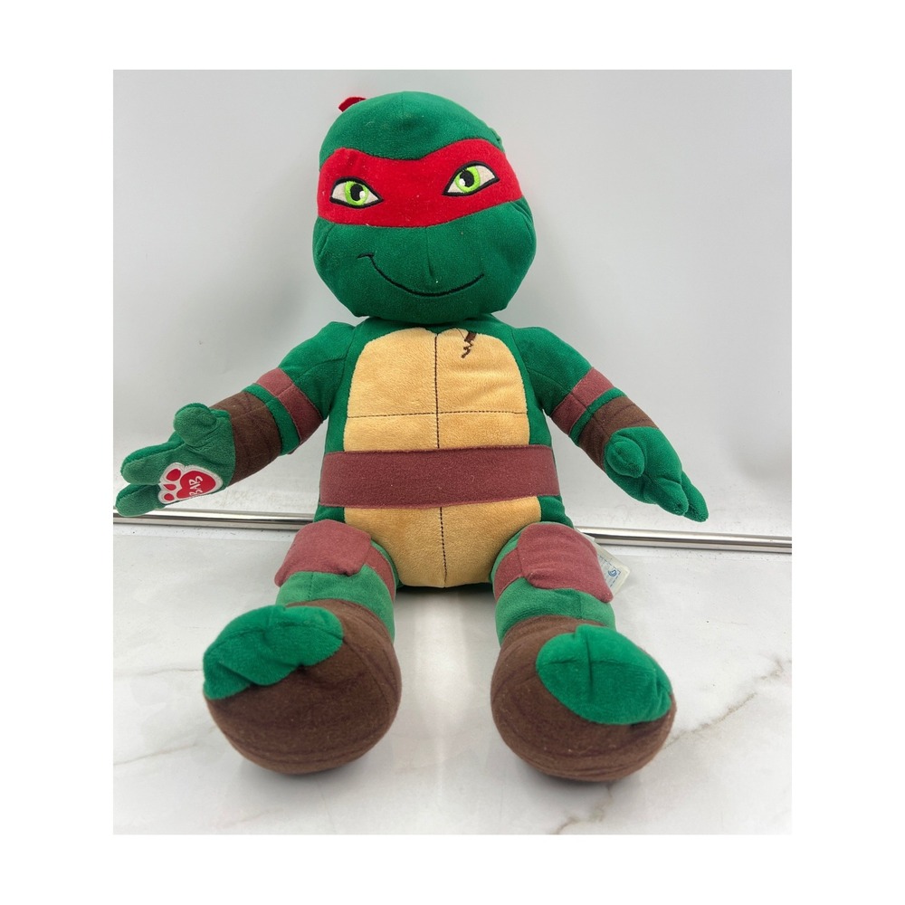 Build-A-Bear Raphael TMNT Teenage Mutant Ninja Turtles Red Mask Plush Stuffed